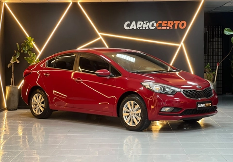Kia Cerato 1.6 16V Aut. 2016 Vermelho — foto 1 de 3