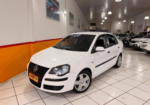 Volkswagen Polo Sedan 1.6 Mi 101cv 8V 4p 2008 Branco — foto 1 de 3