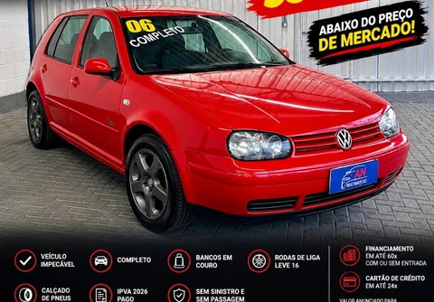 Volkswagen Golf 2006 Vermelho — foto 1 de 3