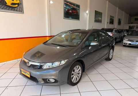 Honda Civic 2014 Cinza — foto 1 de 3