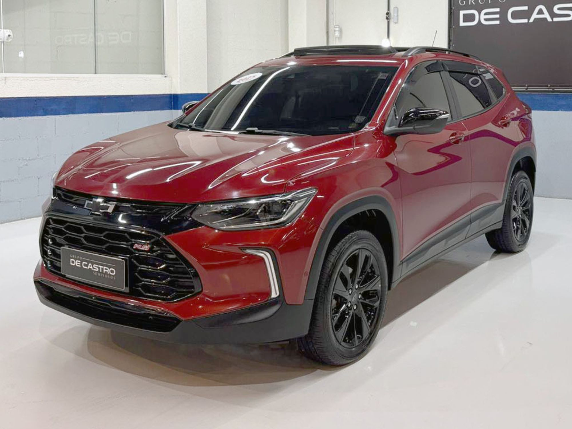 Chevrolet Tracker RS 1.2 Turbo 12V Flex Aut. na cor Vermelho em Curitiba / PR - 44038