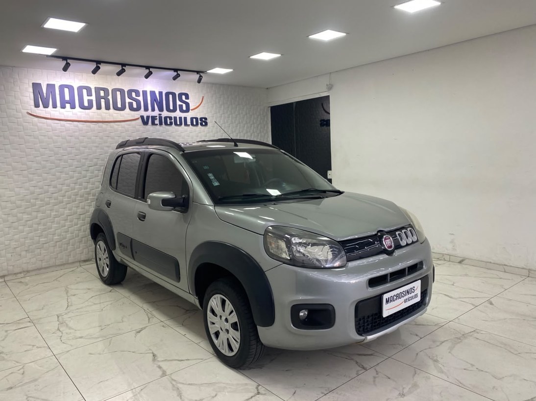 Fiat Uno 2015 Cinza — foto 1 de 3
