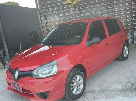 Renault Clio Hi-Flex 1.0 16V 3p 2014 Vermelho — foto 1 de 3