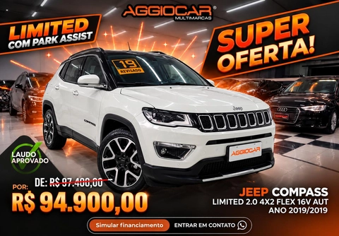 Jeep Compass 2019 Branco — foto 1 de 3