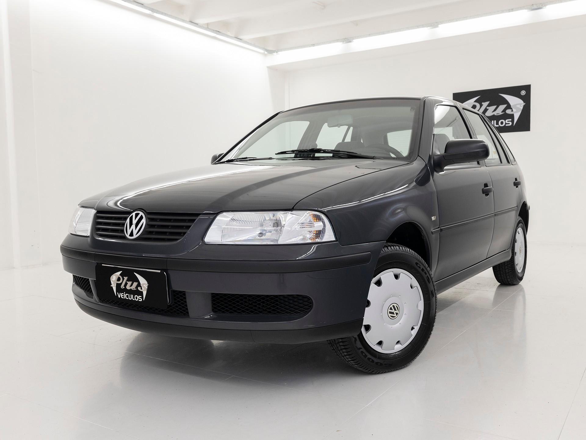 Volkswagen Gol 1.0 Plus 8v 2p 2001 Cinza — foto 1 de 3