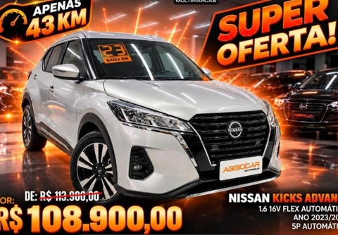 Nissan KICKS 2023 Prata — foto 1 de 3