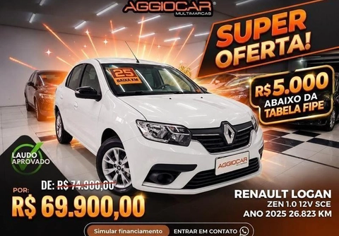 Renault Logan 2025 Branco — foto 1 de 3