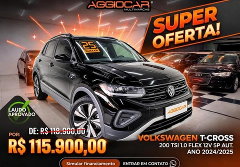 Volkswagen T-Cross 2025 Preto — foto 1 de 3
