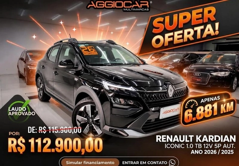 Renault Kardian 2026 Preto — foto 1 de 3