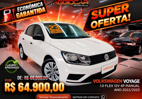 Volkswagen Voyage 1.0 Flex 12V 4p 2023 Branco — foto 1 de 3
