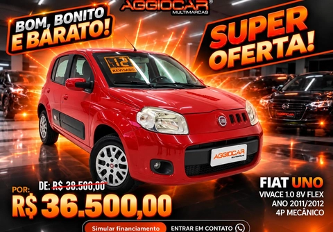 Fiat Uno 2012 Vermelho — foto 1 de 3