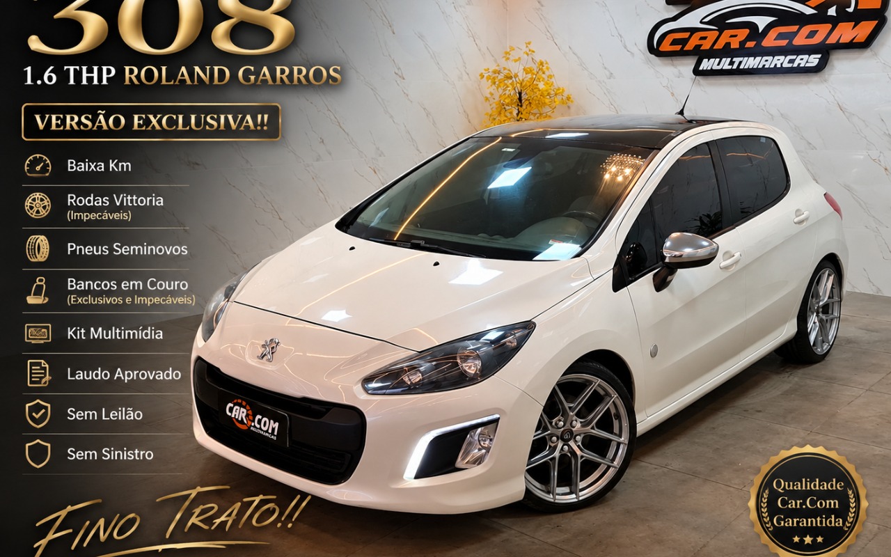 Peugeot 308 2015 Branco — foto 1 de 3