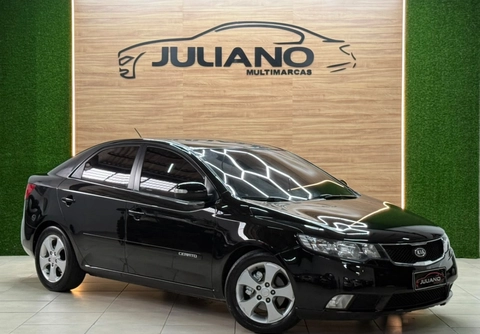 Kia Cerato 1.6 16V Flex Aut. 2010 Preto — foto 1 de 3