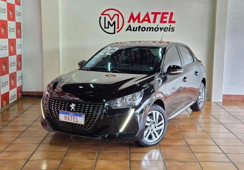 Peugeot 208 2022 Preto — foto 1 de 3