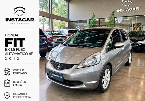 Honda Fit 2012 Cinza — foto 1 de 3