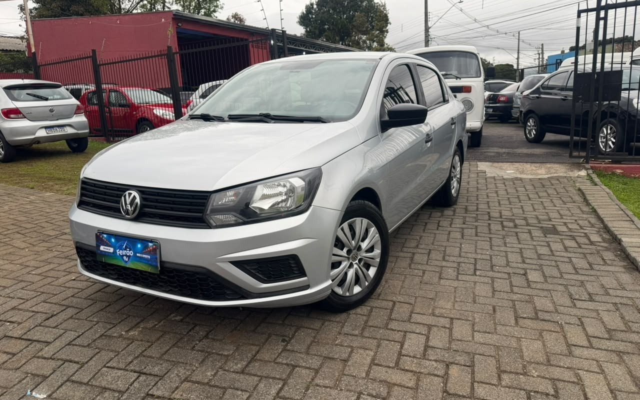 Volkswagen Voyage 1.6 MSI Flex 8V 4p 2020 Prata — foto 1 de 3