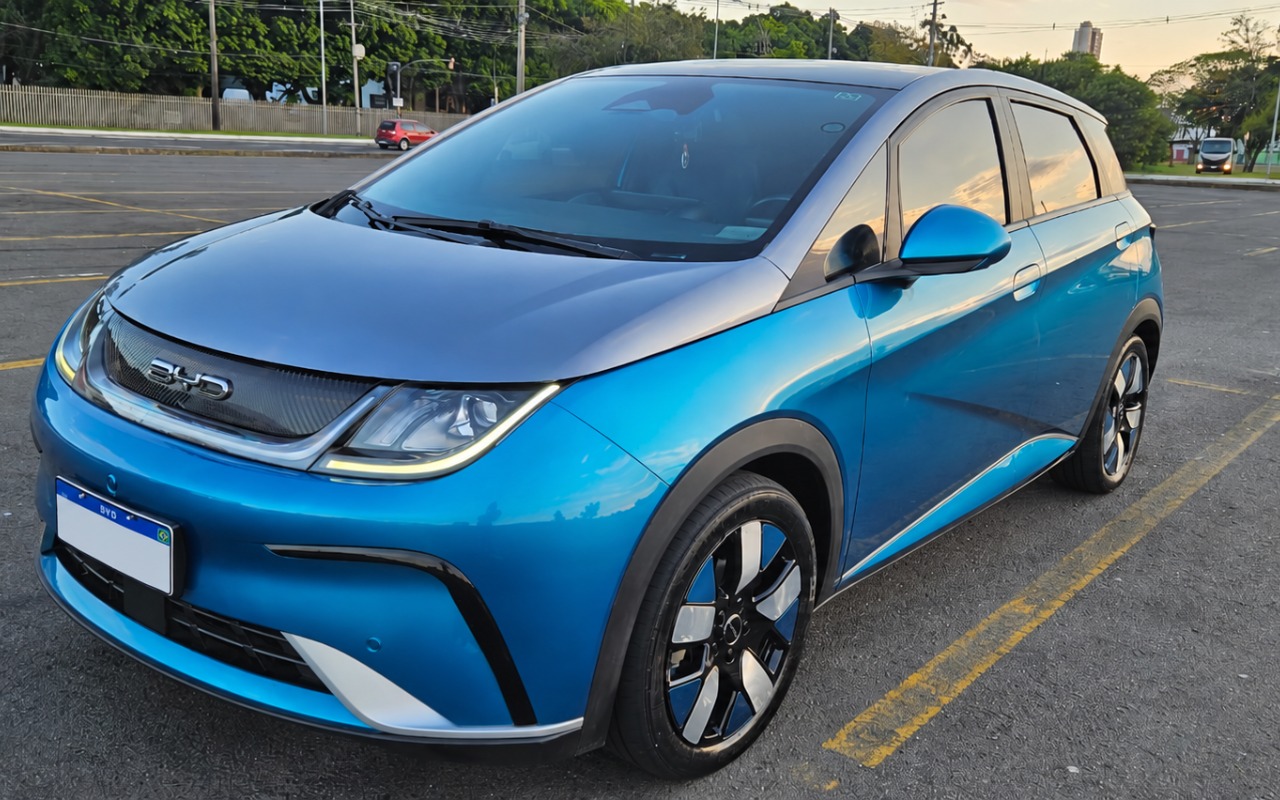 Byd Dolphin Plus (Elétrico) 2024 Azul — foto 1 de 3