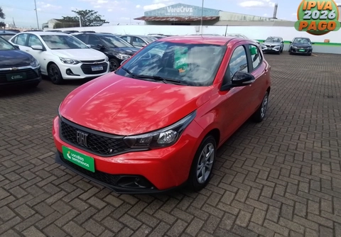 Fiat Argo 1.0 6V Flex 2026 Vermelho — foto 1 de 3