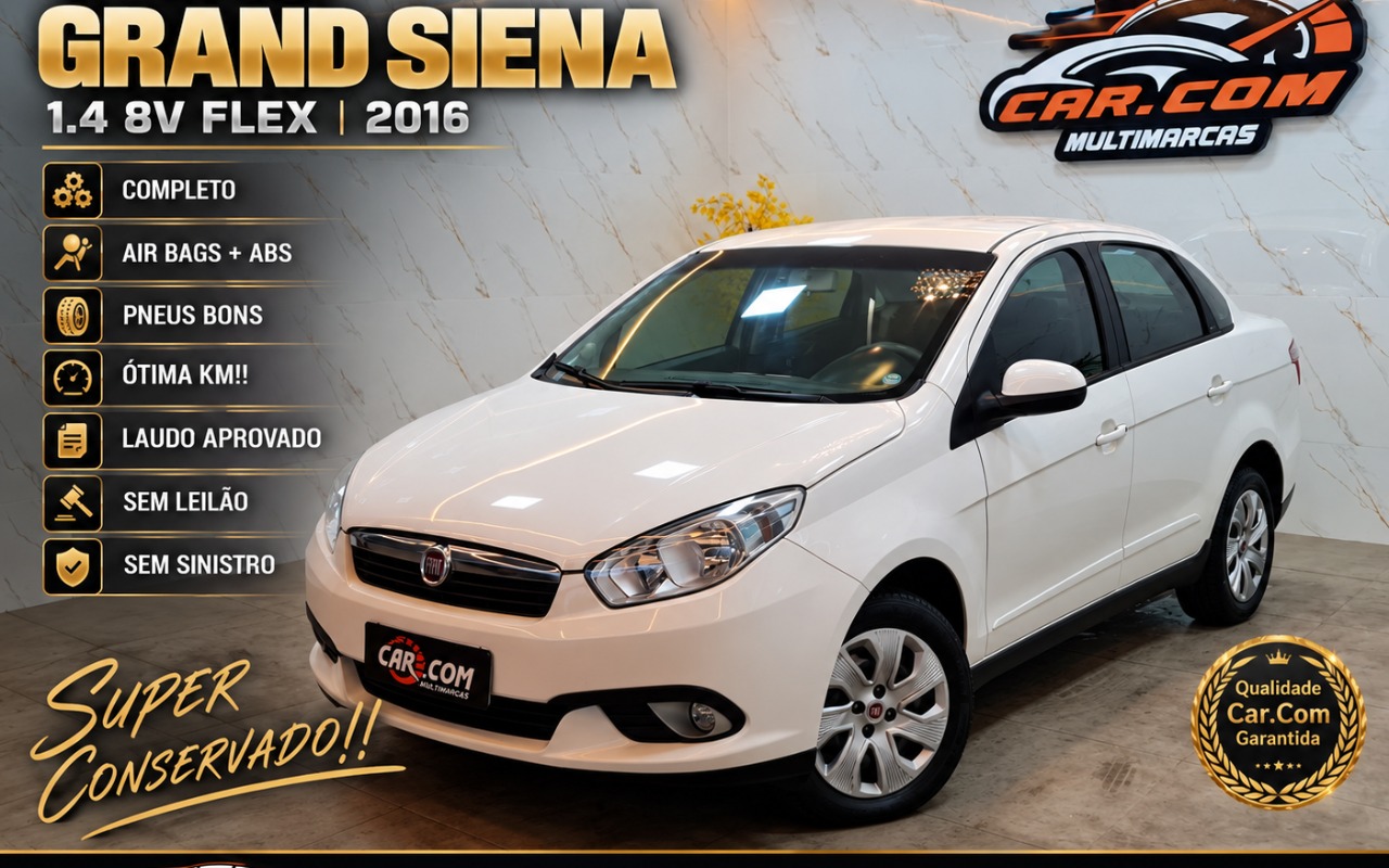 Fiat Grand Siena 2016 Branco — foto 1 de 3