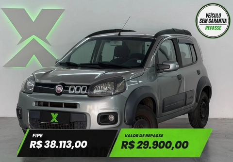 Fiat Uno 2015 Cinza — foto 1 de 3