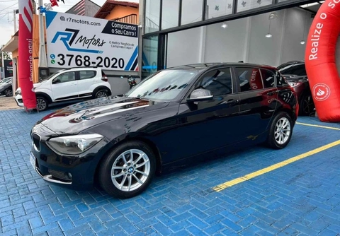Bmw 116i 1.6 TB 16V 136cv 5p 2015 Preto — foto 1 de 3