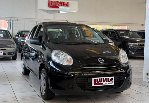 Nissan MARCH 1.0 16V Flex Fuel 5p 2014 Preto — foto 1 de 3