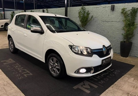 Renault Sandero vibe Flex 1.0 12V 5p 2018 Branco — foto 1 de 3