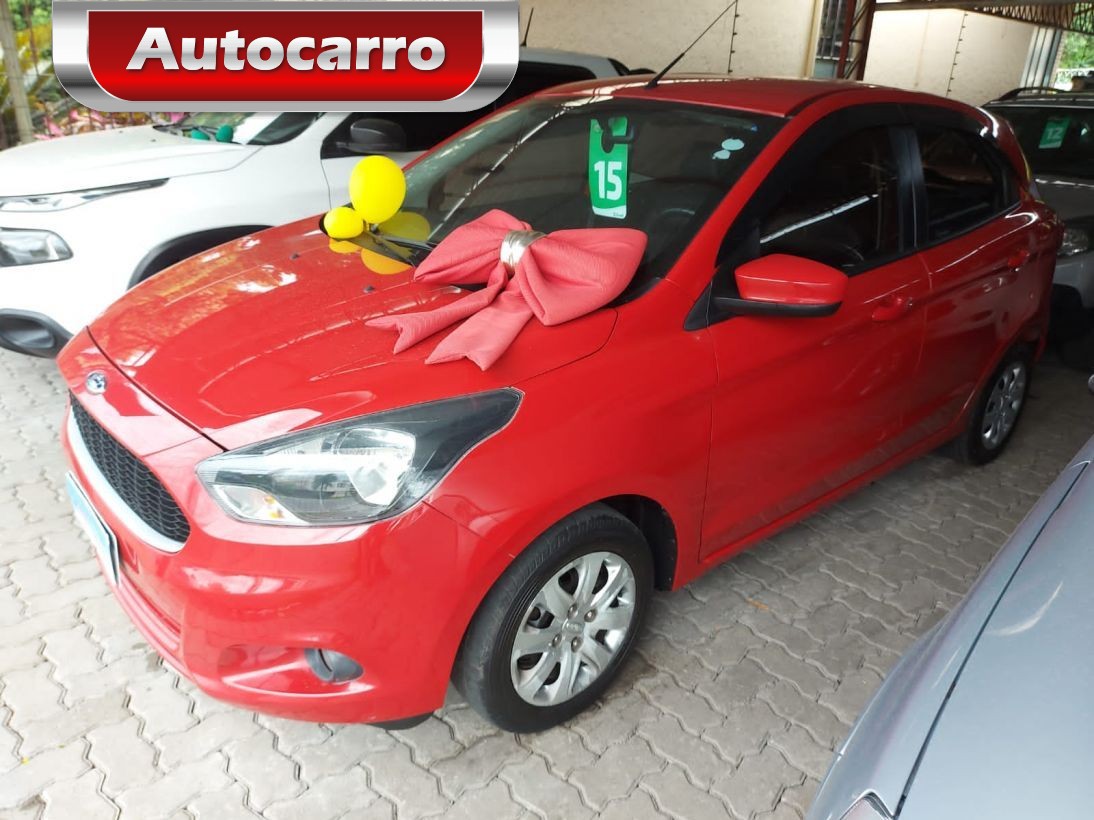 Ford Ka 1.0 S TiVCT Flex 5p na cor Vermelho no Novo Hamburgo / RS - 44791