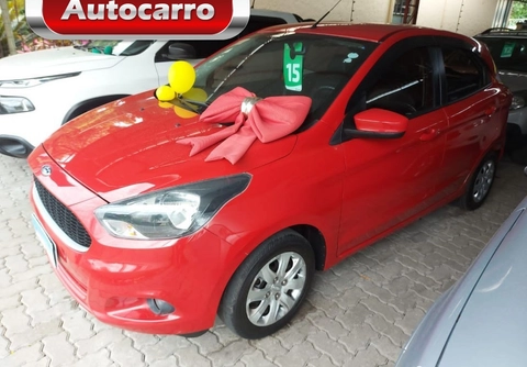 Ford Ka 1.0 S TiVCT Flex 5p 2015 Vermelho — foto 1 de 3