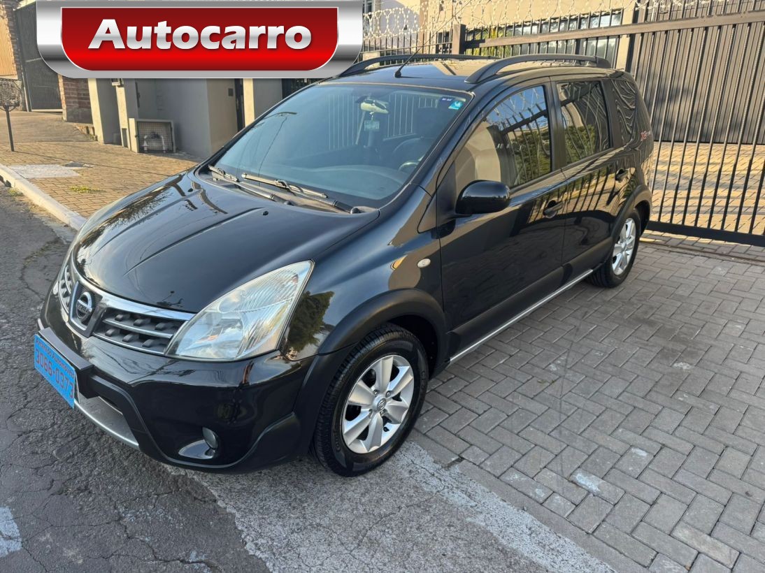 Nissan LIVINA X-GEAR SL/X-GEAR 1.8 Flex F. Aut. na cor Preto no Novo Hamburgo / RS - 44795
