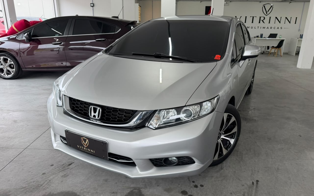 Honda Civic 2015 Cinza — foto 1 de 3