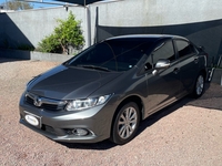 Honda Civic Sedan LXR 2.0 Flexone 16V Aut. 4p na cor Cinza em Curitiba / PR - 45311