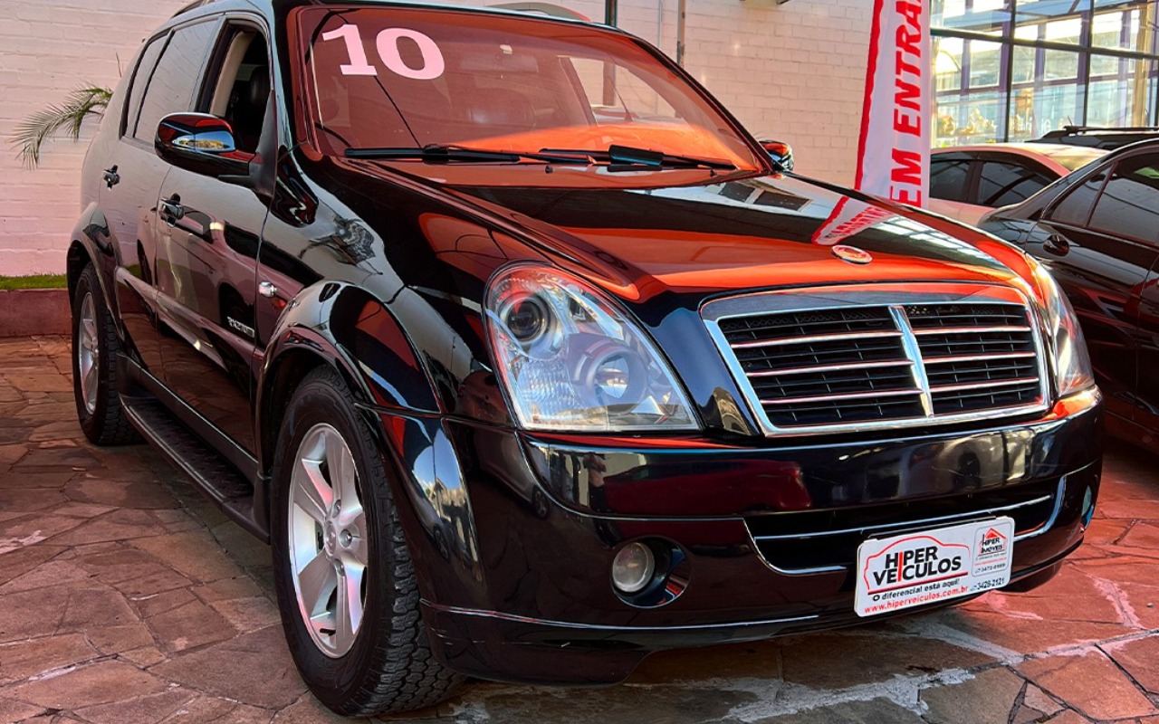 SSANGYONG Rexton II 2.7 20V 165/186cv TDI Dies.Aut na cor Preto no Canoas / RS - 46685