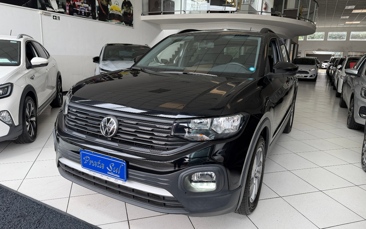 Volkswagen T-Cross 200 TSI 1.0 Flex 12V 5p Aut. na cor Preto em Curitiba / PR - 47985