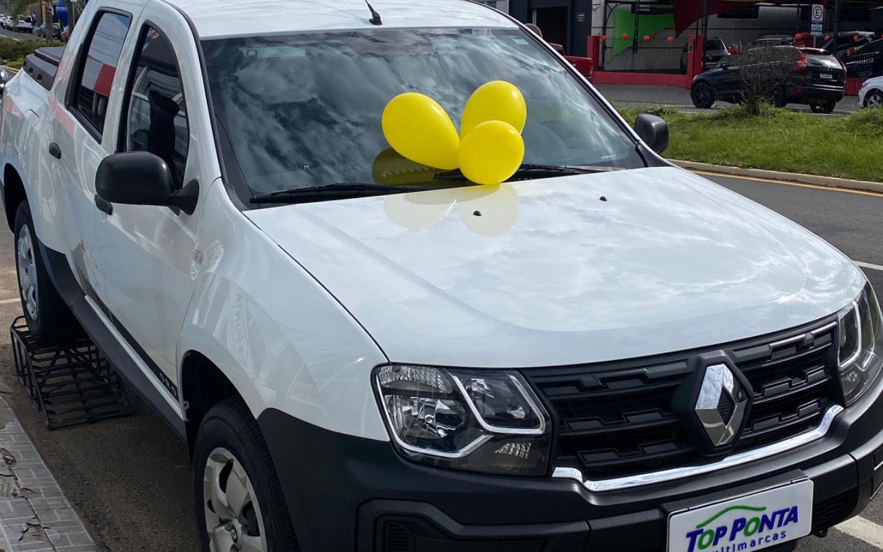 Renault Duster Oroch Pro 1.6 Flex 16V Mec. na cor Branco em Ponta Grossa / PR - 48056