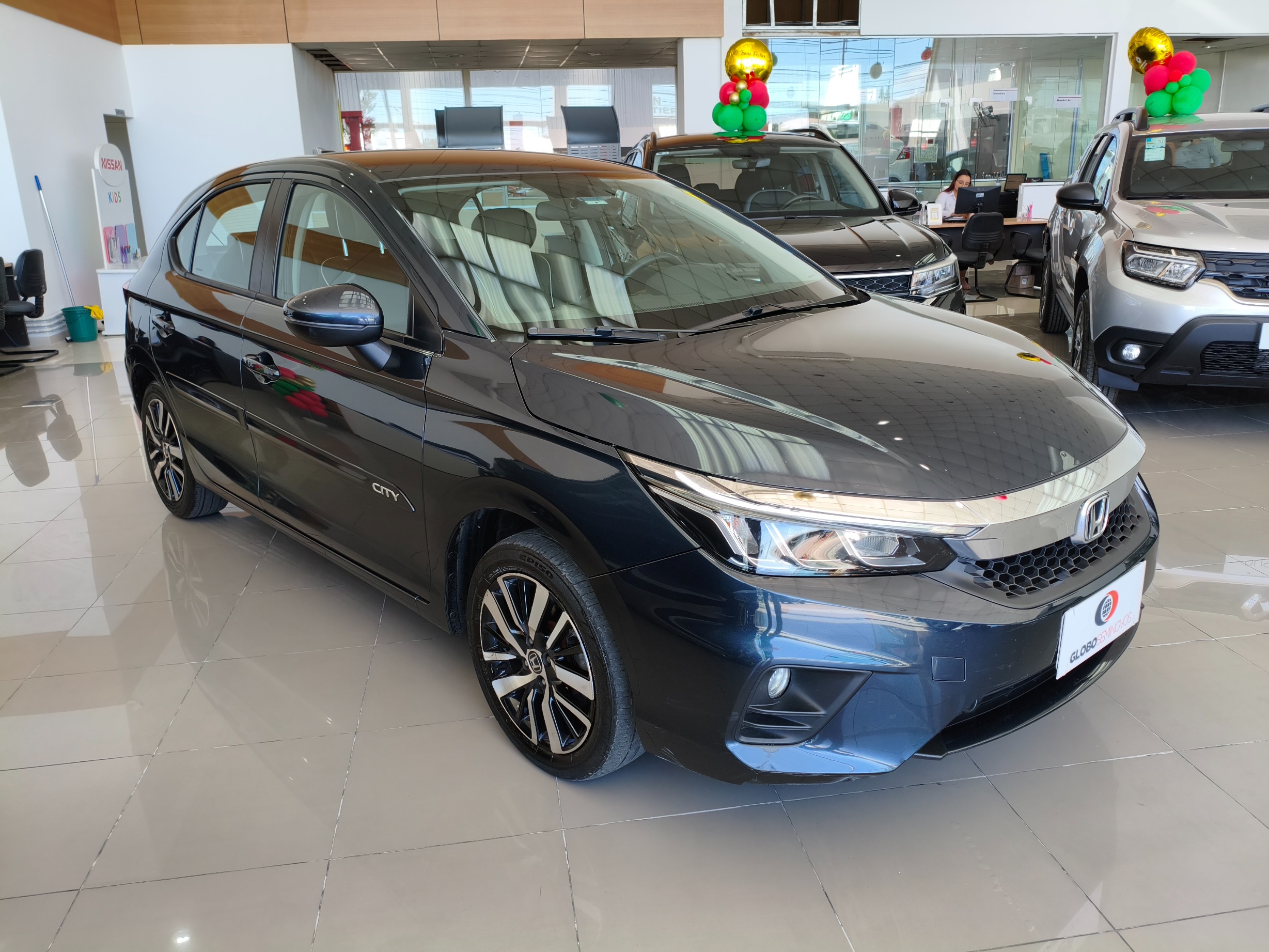 Honda City Hatchback EXL 1.5 Flex 16V Aut. na cor Cinza em São José dos Pinhais / PR - 48333