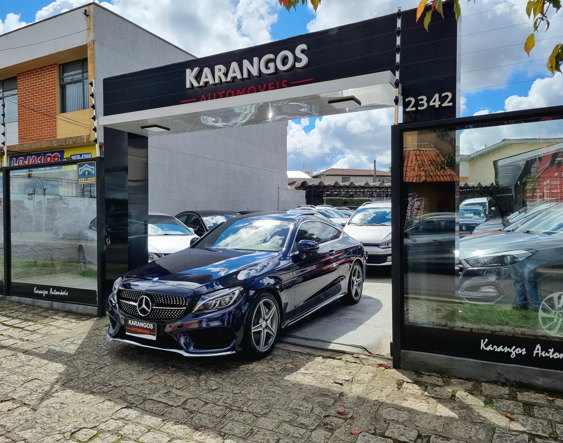 Mercedes-Benz C-250 Sport 2.0 16V 211cv Aut. na cor Azul em Curitiba / PR - 50041