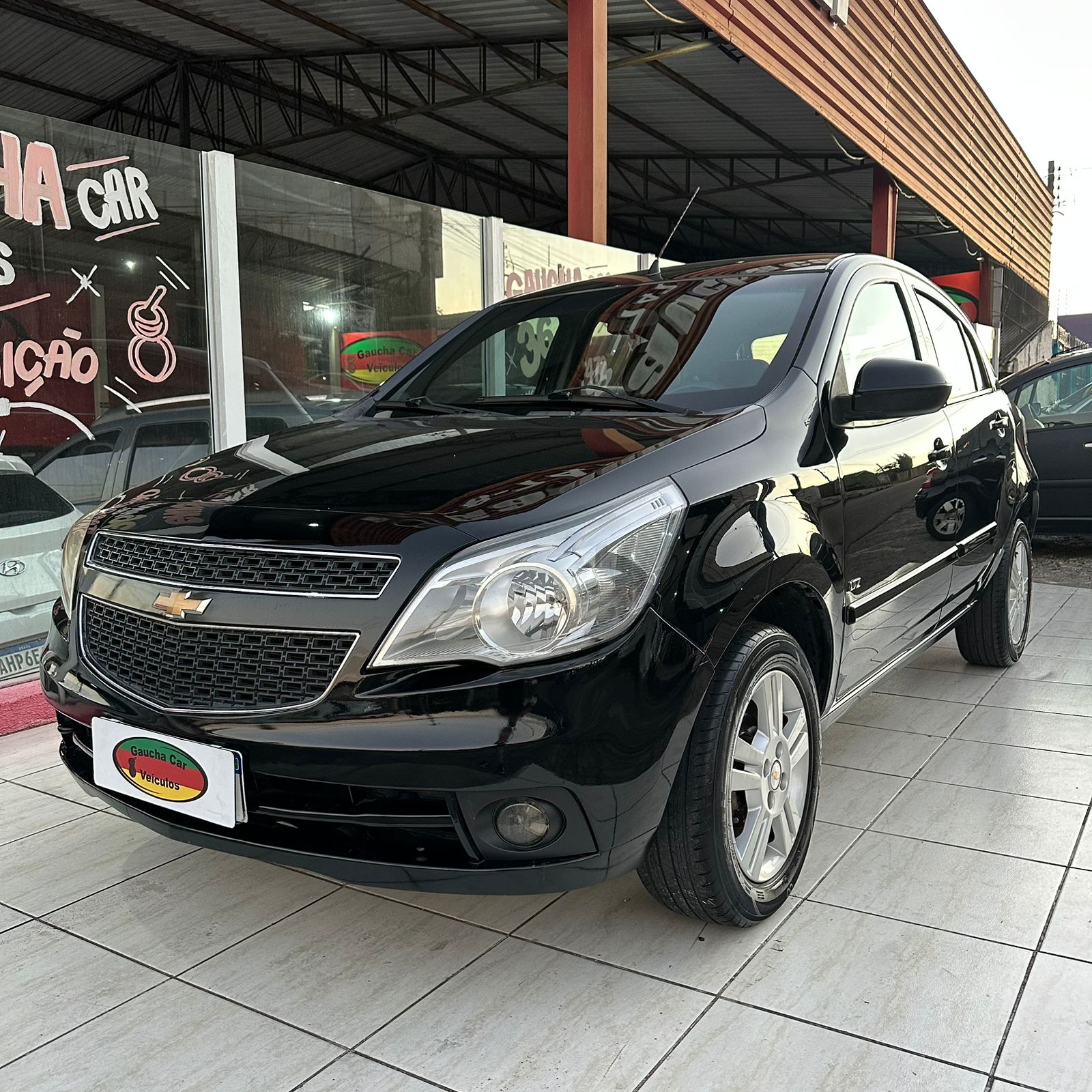 Chevrolet Agile LTZ 1.4 MPFI 8V FlexPower 5p na cor Preto em Curitiba / PR - 50466