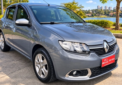 Renault Sandero vibe Flex 1.0 12V 5p 2018 Cinza — foto 1 de 3