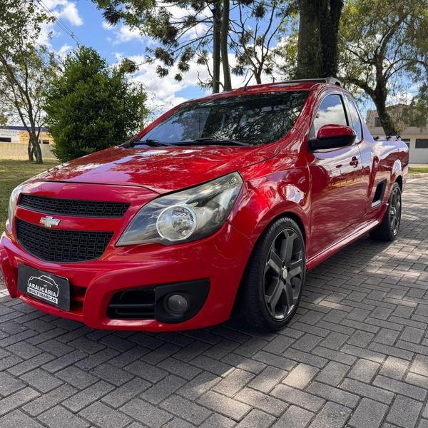 Chevrolet Montana COMBO 1.4 8V ECONOFLEX na cor Vermelho em Araucária / PR - 51685