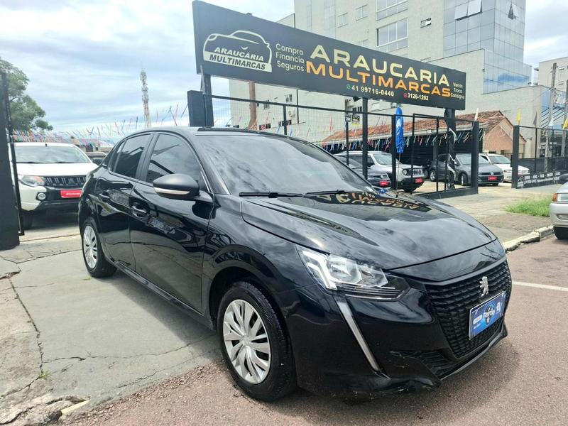 Peugeot 208 Like 1.0 Flex 6V 5p Mec. na cor Preto em Araucária / PR - 51712