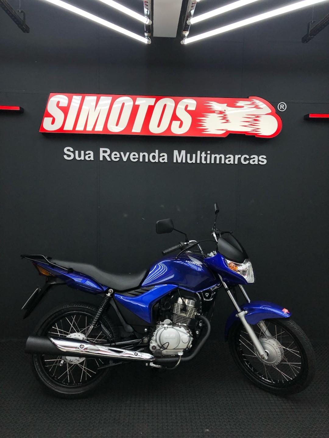 Honda CG 150 TITAN-ES  na cor Azul em Florianópolis / SC - 53112