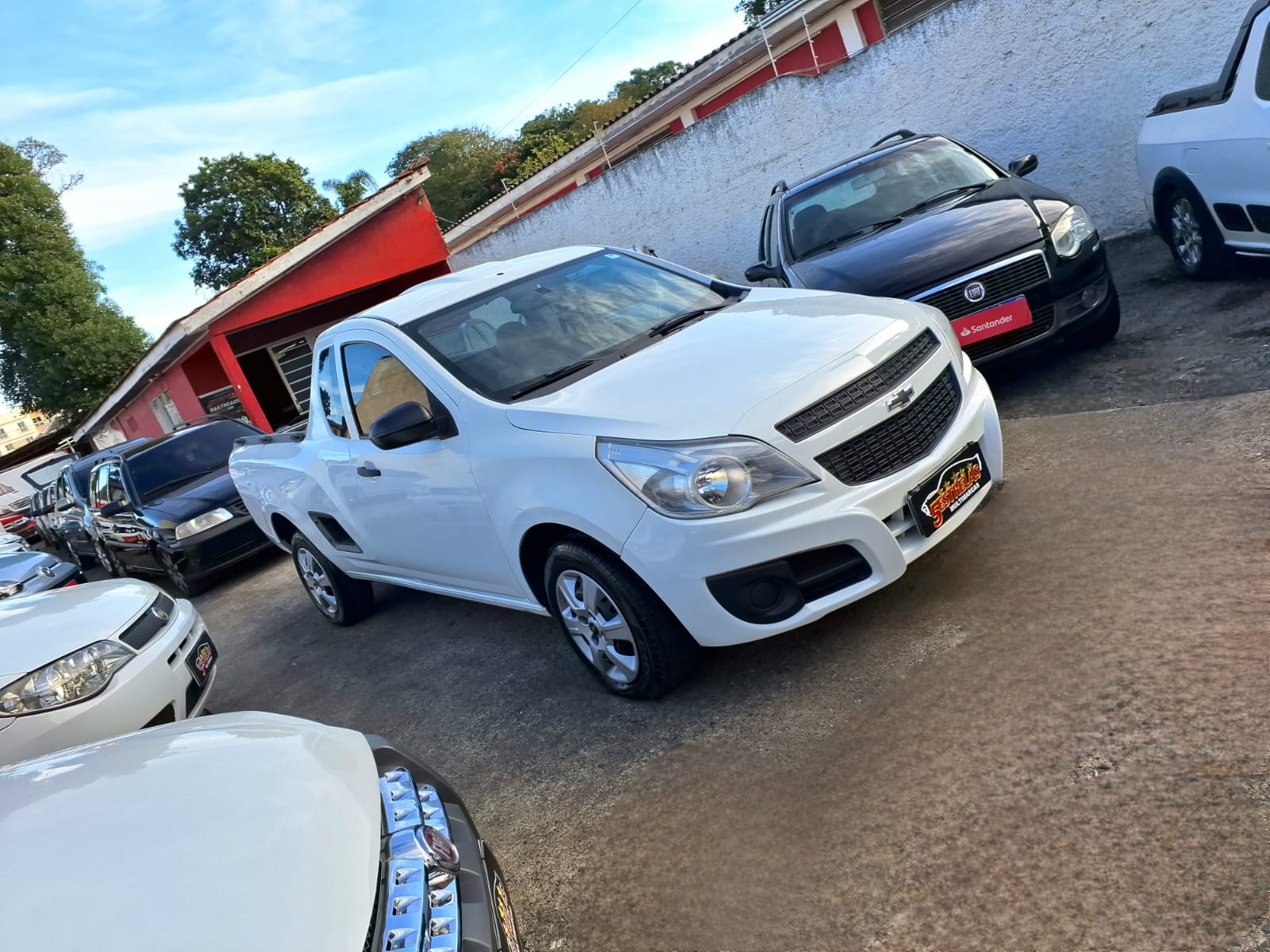 Chevrolet Montana LS 1.4 ECONOFLEX 8V 2p na cor Branco em Curitiba / PR - 53255