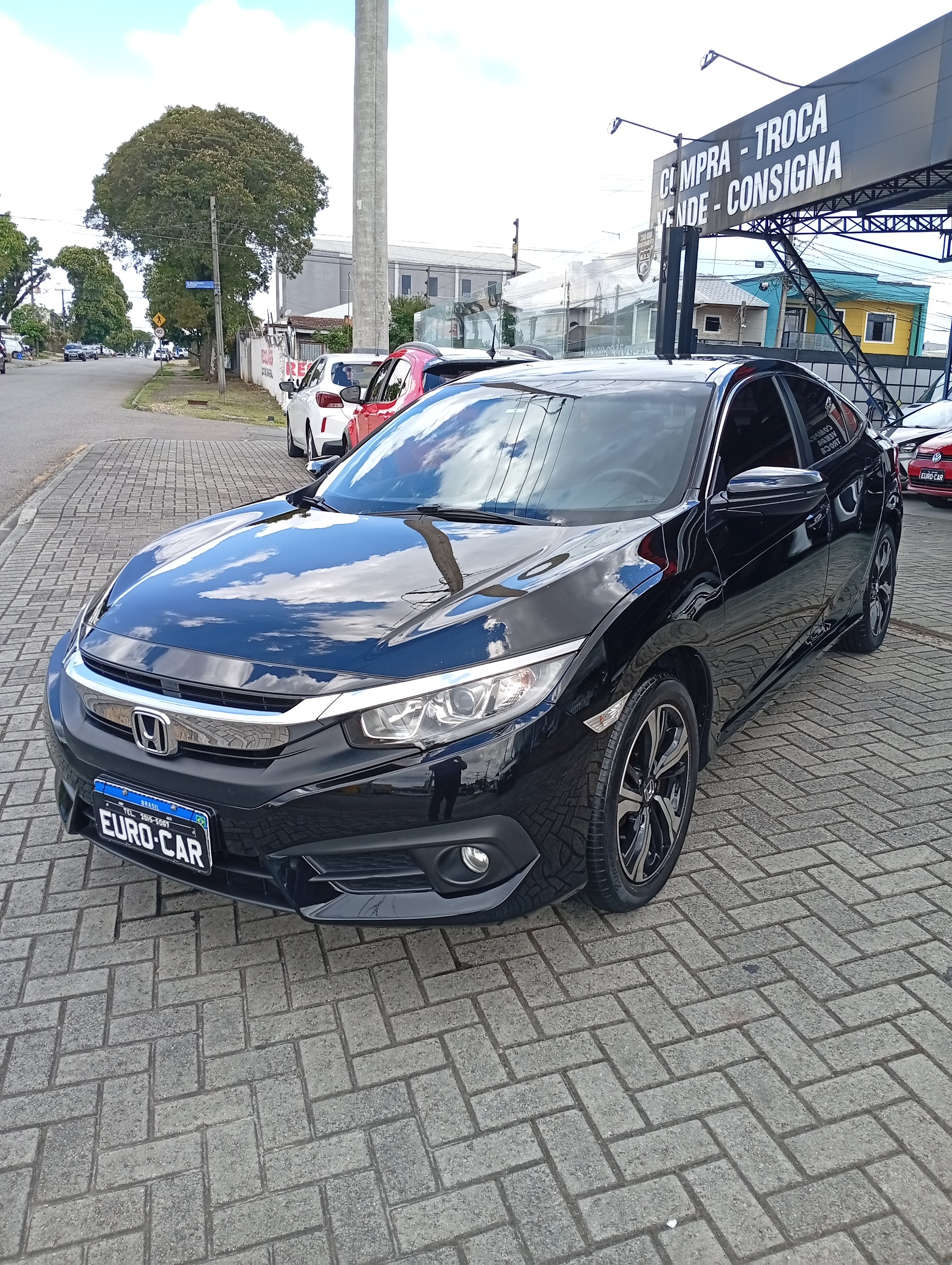 Honda Civic Sedan EX 2.0 Flex 16V Aut.4p na cor Preto em Curitiba / PR - 53502