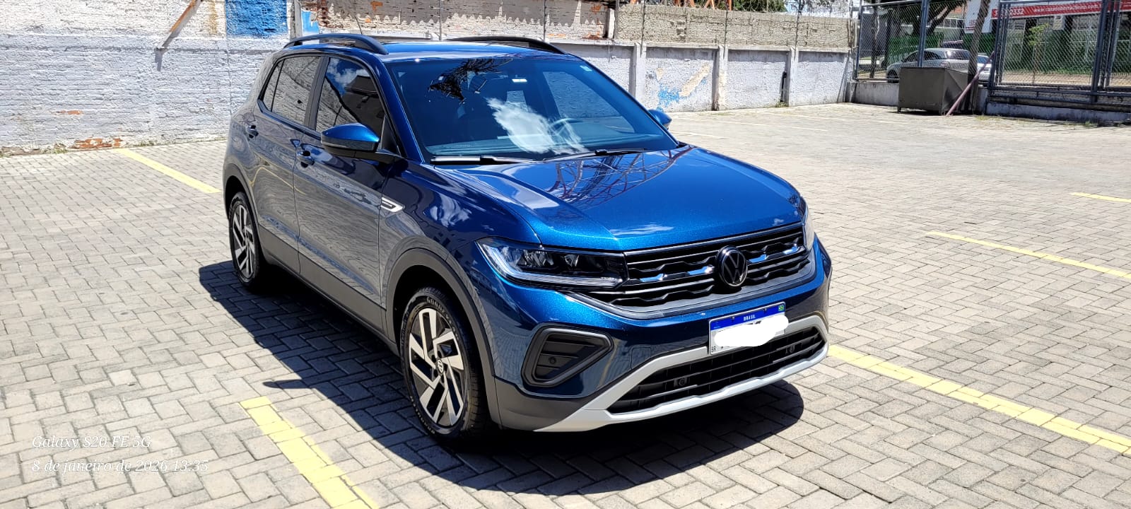 Volkswagen T-Cross Comfor. 200 TSI 1.0 Flex 5p Aut. na cor Azul em Curitiba / PR - 54094