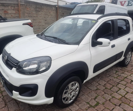 Fiat Uno WAY 1.0 Flex 6V 5p 2019 Branco — foto 1 de 3