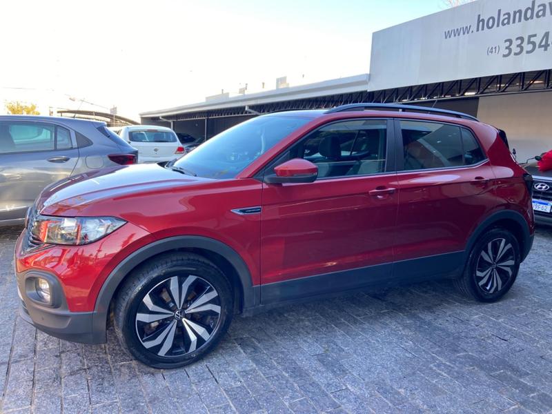 Volkswagen T-Cross Comfor. 200 TSI 1.0 Flex 5p Aut. na cor Vermelho em Curitiba / PR - 55476