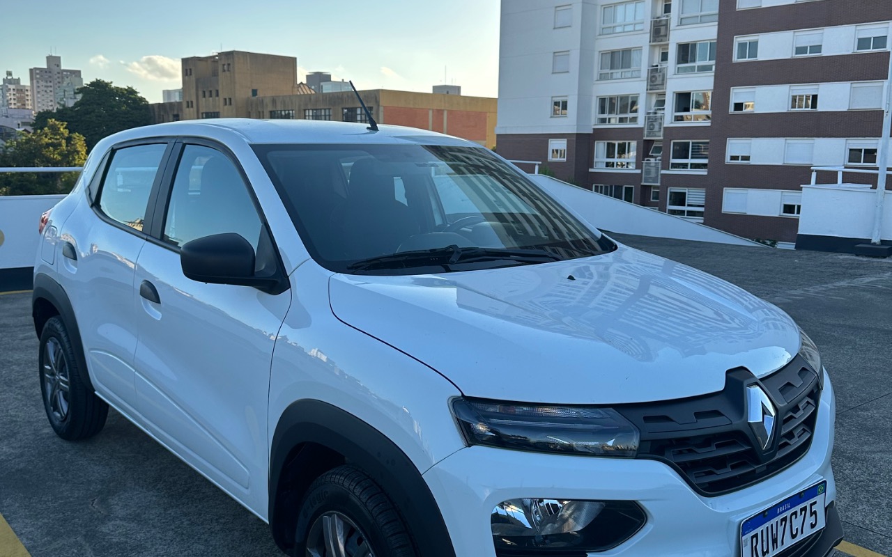Renault Kwid Zen 1.0 Flex 12V 5p Mec. na cor Branco no Porto Alegre / RS - 56357