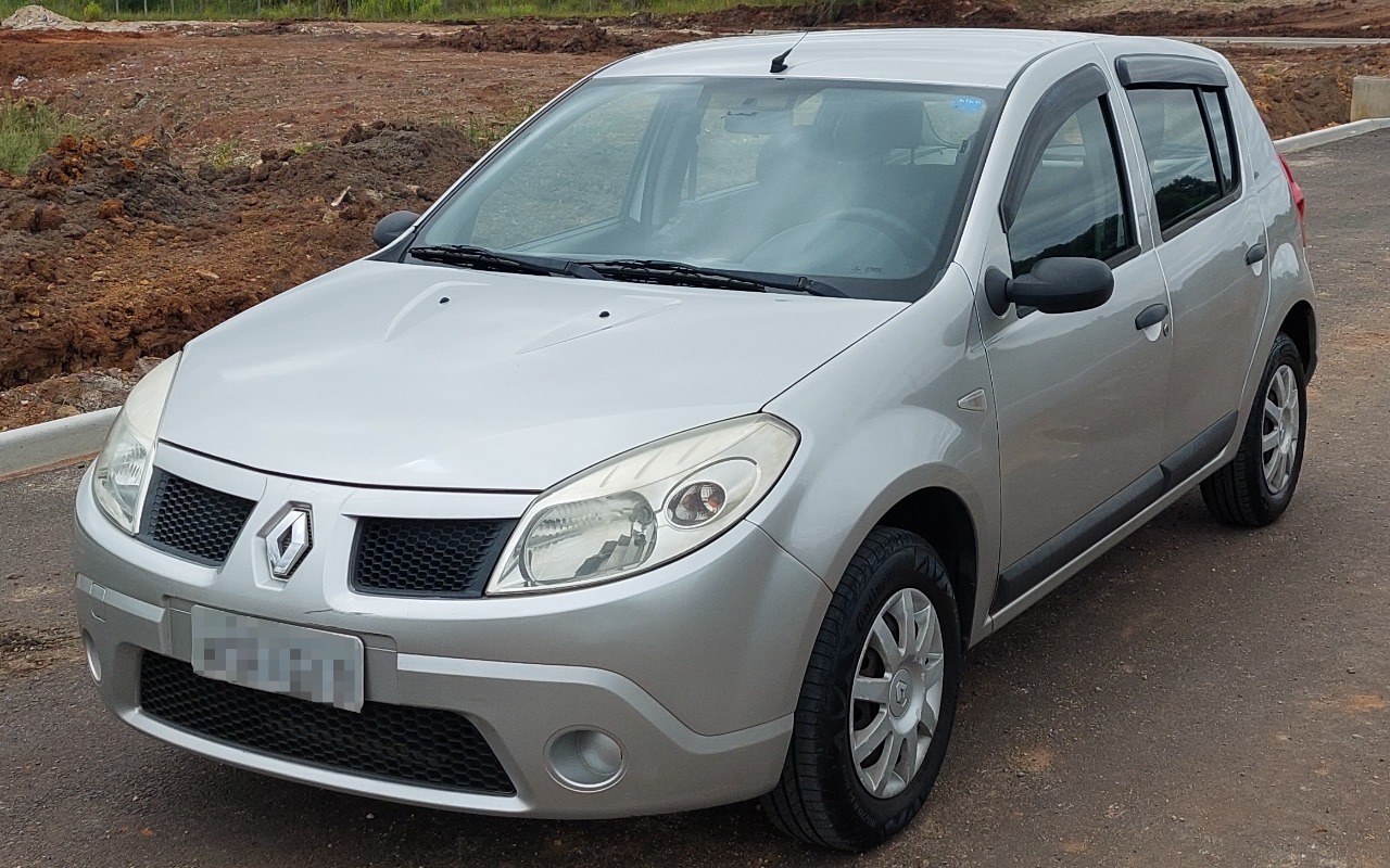 Renault Sandero 2009 Cinza — foto 1 de 3