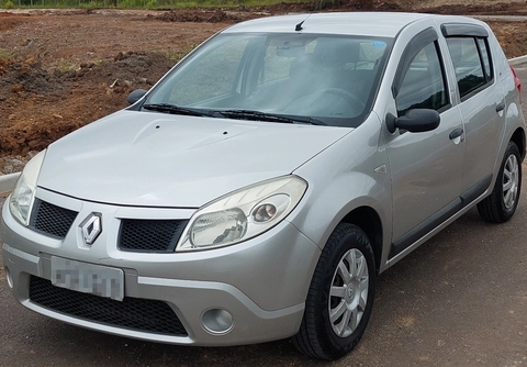 Renault Sandero 2009 Cinza — foto 1 de 3